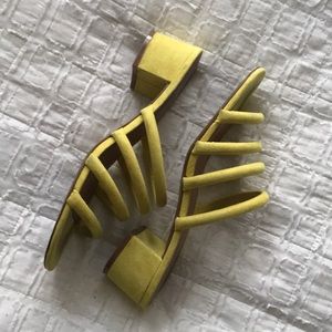 Yellow Top Shop sandals
